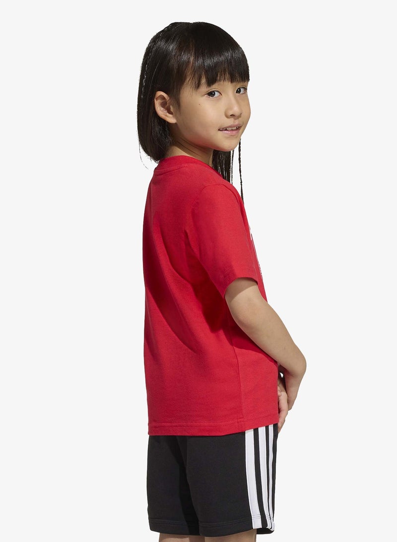Adidas Kids Football Graphic T-Shirt - Image 4